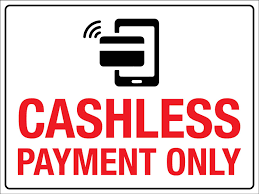 Cashless payment only — tap, chip, mobile wallet accepted on every vending machine