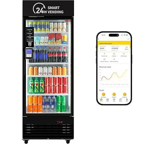 AI Smart Fridge Vending — free placement across the USA by Vending Machine Free.com