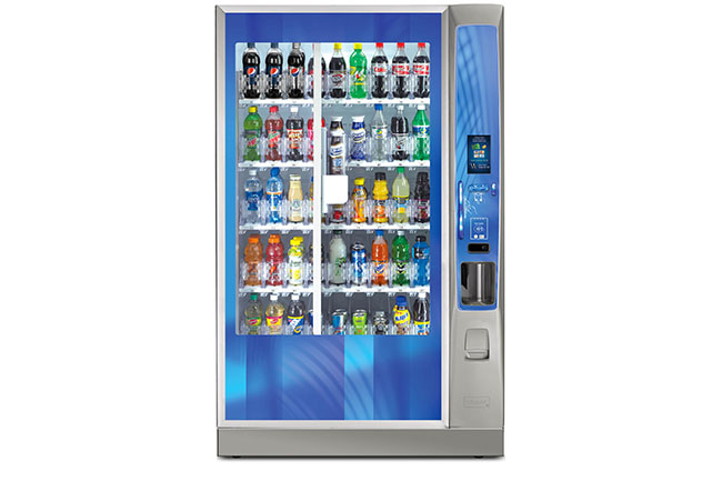 Crane BevMax large bottle drink vending machine