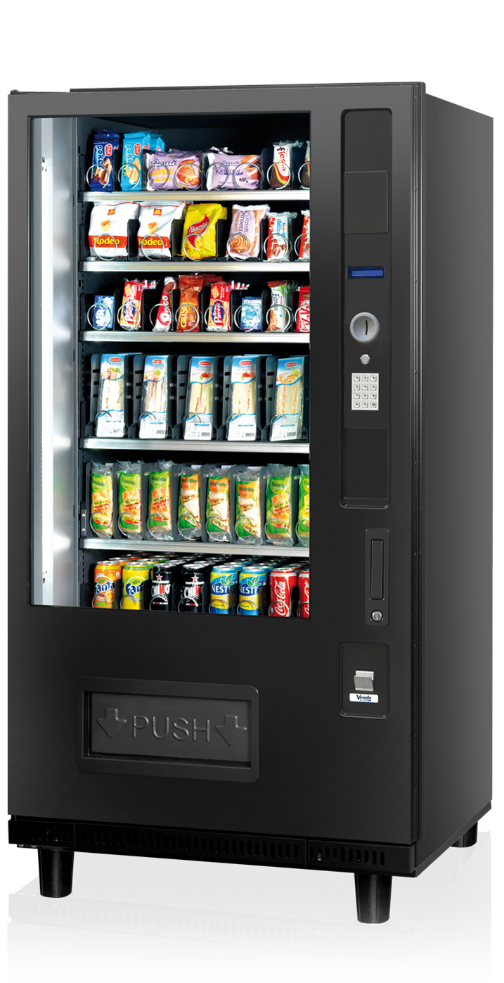 New Vendo G-Snack glass-front snack vending machine